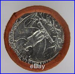 Silver Washington Quarter Roll $10 BU Uncirculated D Unknown Year 1932-1964 B1