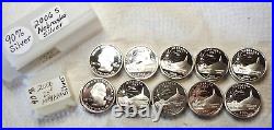 Silver is UP! 2006S SILVER PROOF Roll of 40 Wash Nebraska States Quarters