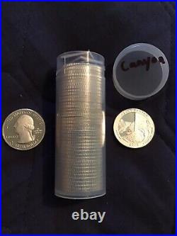 Silver proof quarter rolls The Grand Canyon