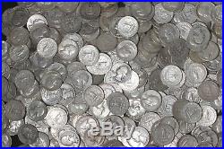 TWO (2) ROLLS OF WASHINGTON QUARTERS (1932-64) 90% Silver (80 Coins) E25