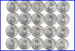 UN-circulated roll(40 coins) of 1948-D Silver Washington Quarters