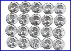 UN-circulated roll(40 coins) of 1953-P Silver Washington Quarters