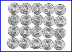 UN-circulated roll(40 coins) of 1953-P Silver Washington Quarters