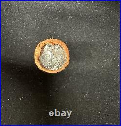 US 90% Silver Washington Quarters 40-Coin Roll BU Brilliant Uncirculated