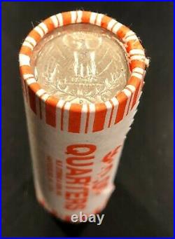 US 90% Silver Washington Quarters Circulated $10 Face Value Coin Roll Unsearched