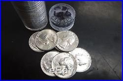 Uncirculated Roll of 1963 D Washington Silver Quarters 40 Coins #14