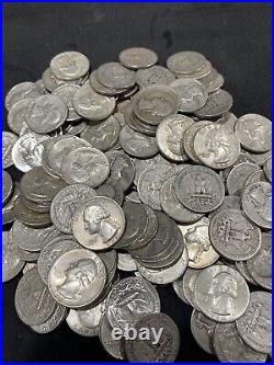 WASHINGTON QUARTERS 90% US Junk Silver Coins $10.00 (10) ROLLS 3