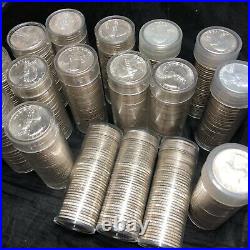 Washington Quarter $10 Full Roll 40 Quarters Au & Bu Silver 90% Qty Avail #53b