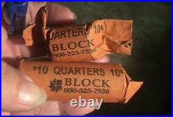 Washington Quarter Roll 90% $14.00 Face (56) Coins
