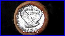 Washington Quarter & Standing Liberty Mixed Circ Sealed Unsearched Full Roll #1