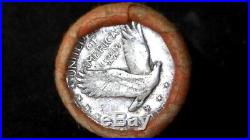 Washington Quarter & Standing Liberty Mixed Circ Sealed Unsearched Full Roll #1