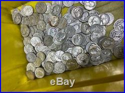 Washington Quarters $10 Face Value 90% Silver Roll 40 Coin Bulk Lot Collection