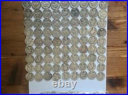 Washington Quarters $50 Face Value 90% Silver 5 Rolls of 40 Bulk Lot 200 COINS