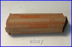 Washington Quarters 90% Silver $10 Face Roll of 40