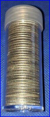 Washington Quarters 90% Silver $10 Face Value Roll 40 Coin Lot All 1964 BU