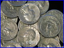 Washington Quarters 90% Silver Lot Of 20 $5 Face 1/2 Roll Mixed Dates/mints L2