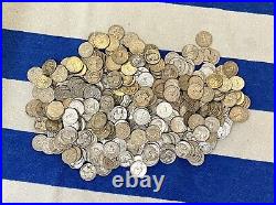 Washington Silver Quarter Roll 40 Coins Mixed Dates and Mint Marks 1939-1964 90%