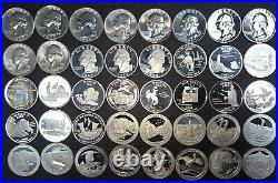 Washington Silver Quarter Roll 40 Coins Mixed Dates and Mint Marks 1958-2011